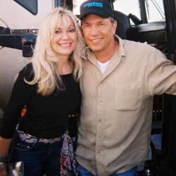 Lane with George Strait